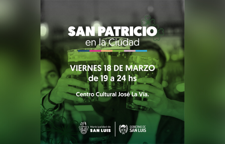 Celebración de "San Patricio" en la ciudad de San Luis