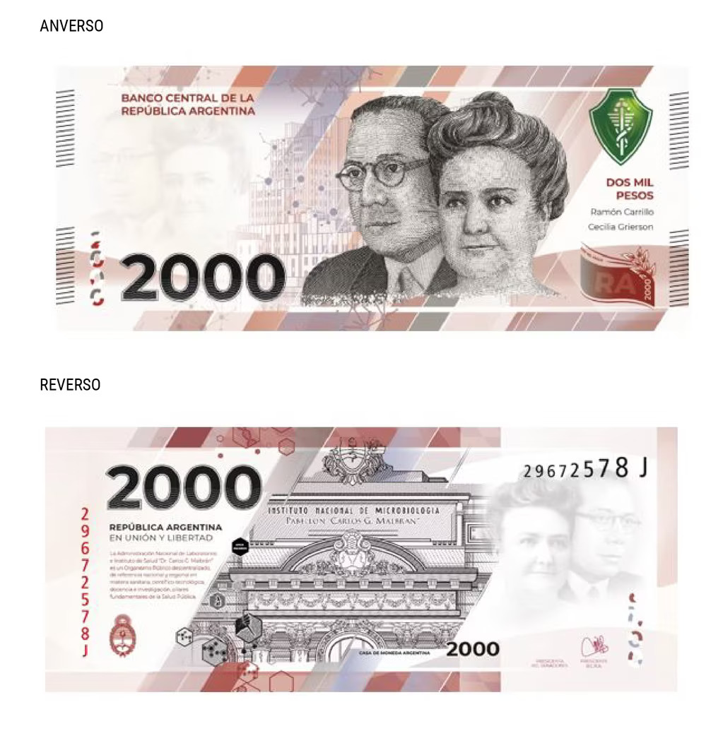Nuevo billete de $2000: desde cuándo comenzará a circular en Argentina.