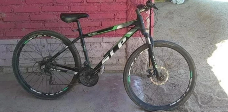 Adolescente roba una bicicleta y un equipo de audio
