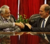 Necesitamos que la plata de San Luis se trabaje con seriedad. Dijo el gobernador con el objetivo de que el Banco Nación sea el nuevo agente financiero de la provincia.