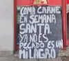 “Coma carne en Semana Santa. Ya no es pecado, es un milagro,” Bromeó un comerciante en las redes y se viralizó.