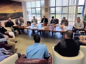 Proyecto de Ley Penitenciario: Senadores provinciales se reunieron con el ministro de seguridad Luciano Anastasi.