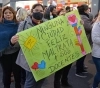 Reclamo docente: Multitudinaria movilización en las calles de la ciudad de San Luis.
