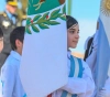 Estudiantes Sanluiseños prometieron y reafirmaron su lealtad a la bandera.