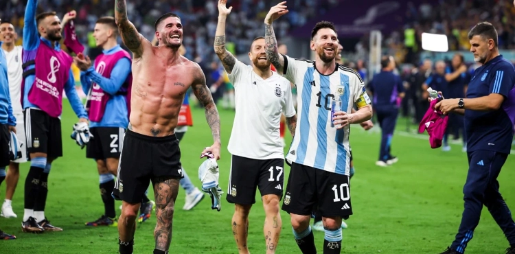 Argentina a cuartos de final en el mundial de Qatar 2022.