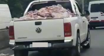 Carne sin refrigerar y sin cumplir normas sanitarias.